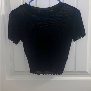 Mesh crop top